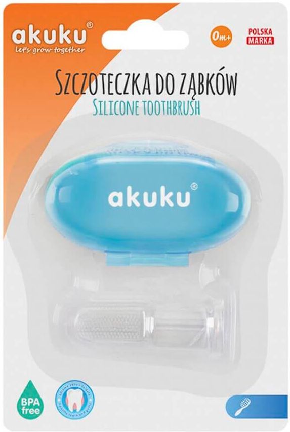 Akuku A0263 Silikonowa szczoteczka do zębów