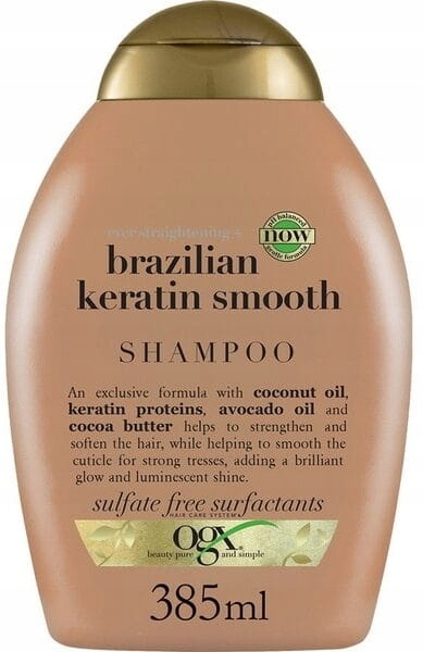 organix brazilian keratin smooth szampon wygładzający z brazylijsk