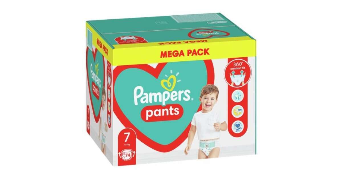 pampers pants 7 mega pack+