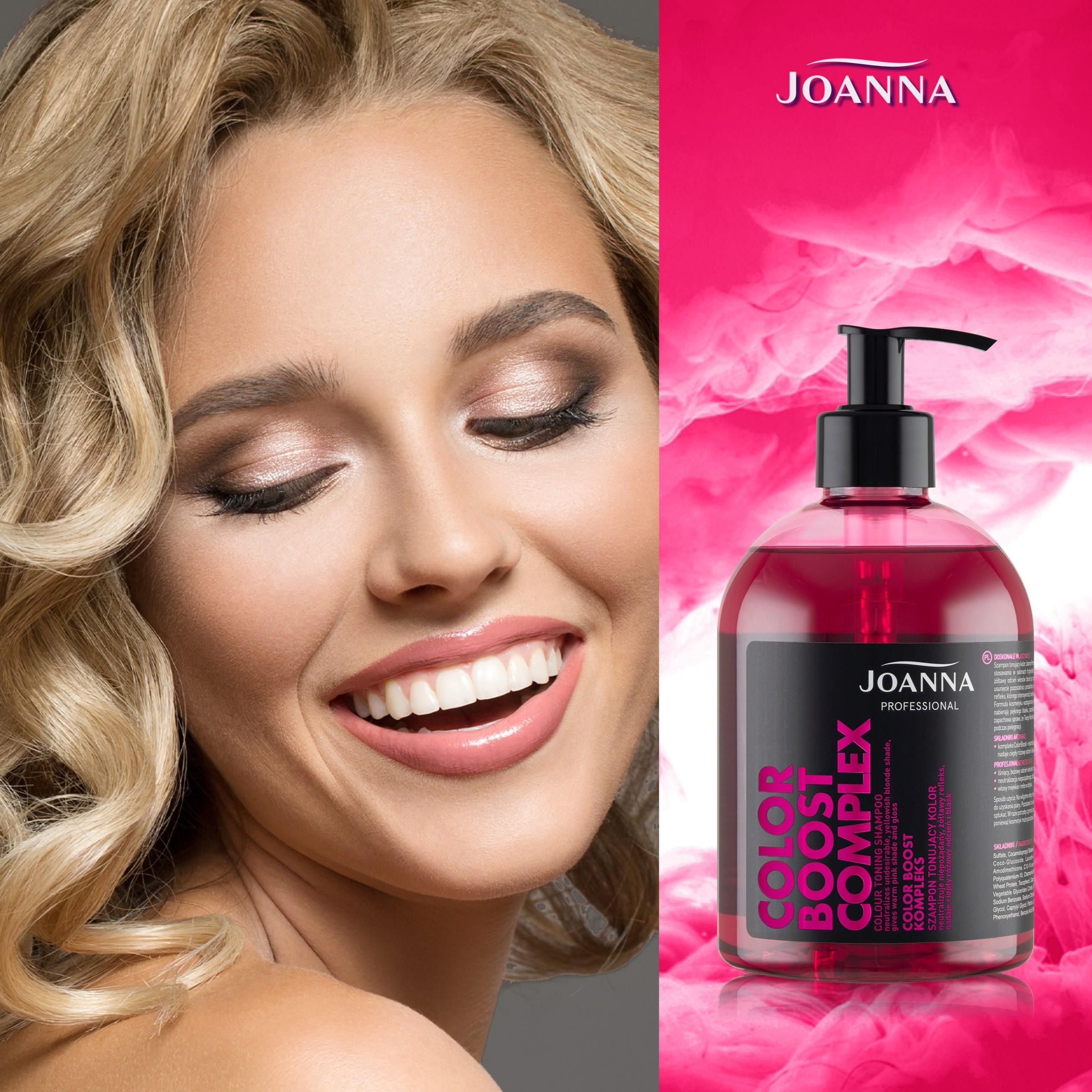 joanna szampon różowy color boost complex