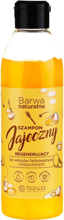 barwa naturalna szampon jajeczny z kompleksem witamin