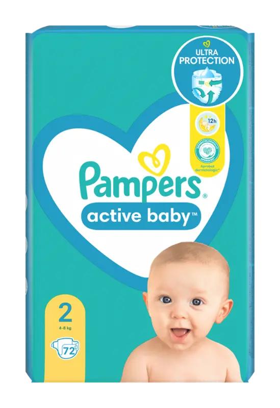 pampers 4 rossmann active baby 4+