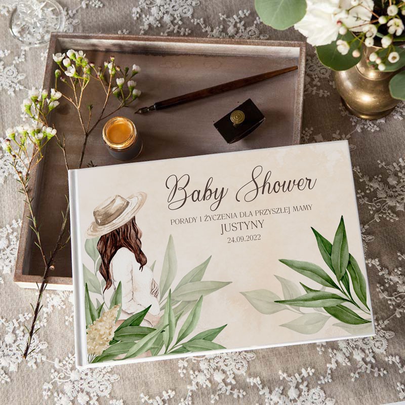 pamper baby shower życzenia