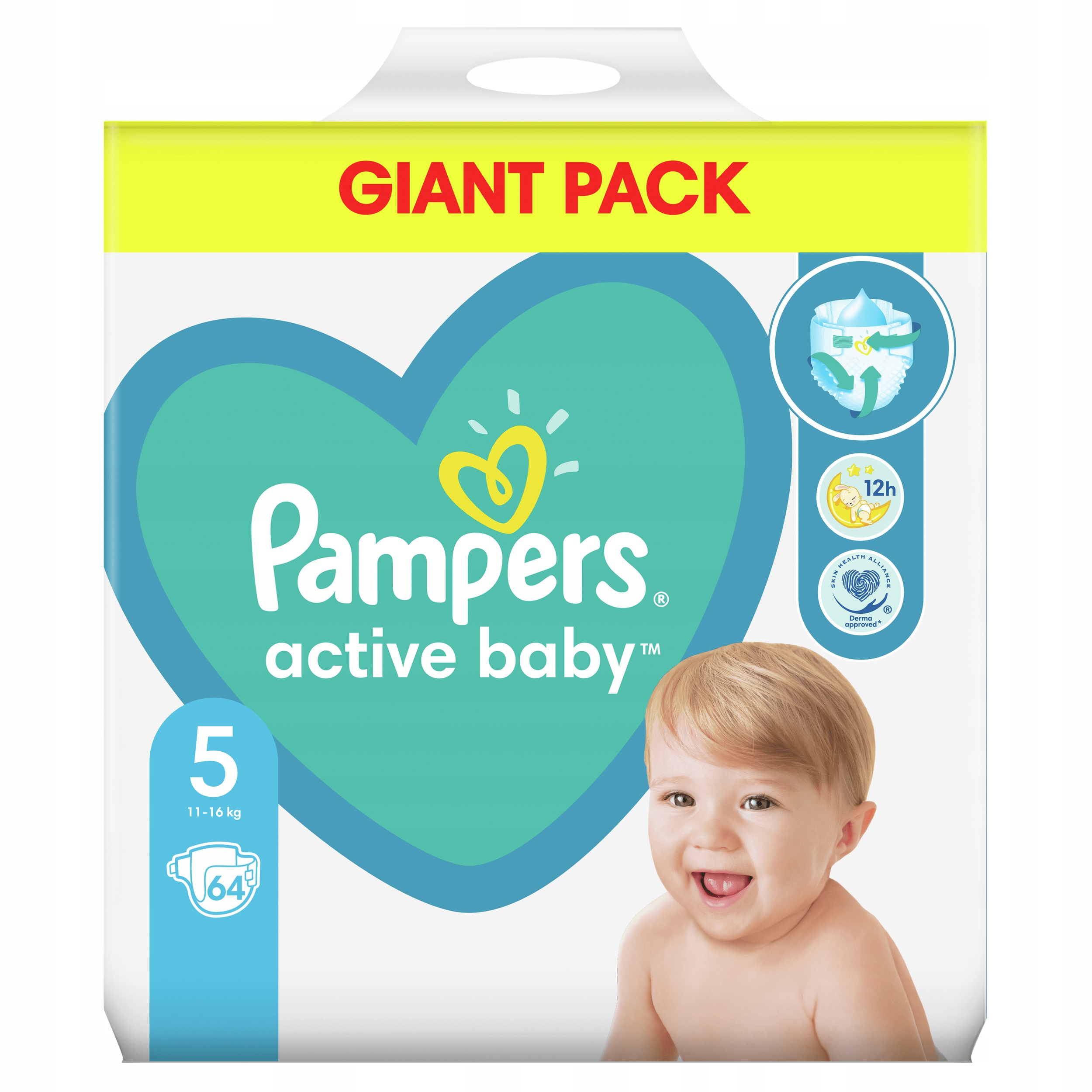 pampers active baby 5 pomaranczowe