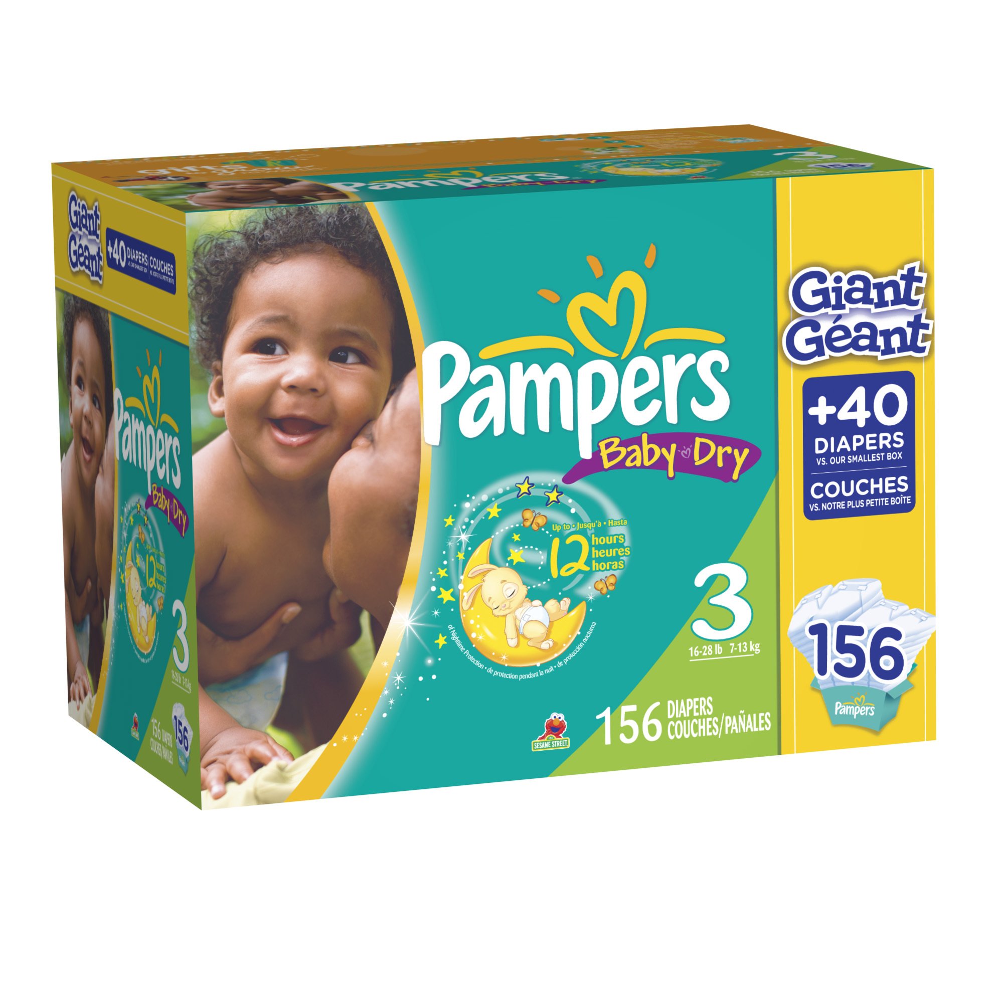 pampers 3 giant pack cena