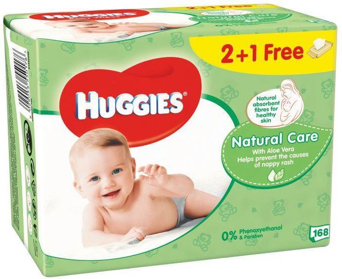 huggies natural care chusteczki