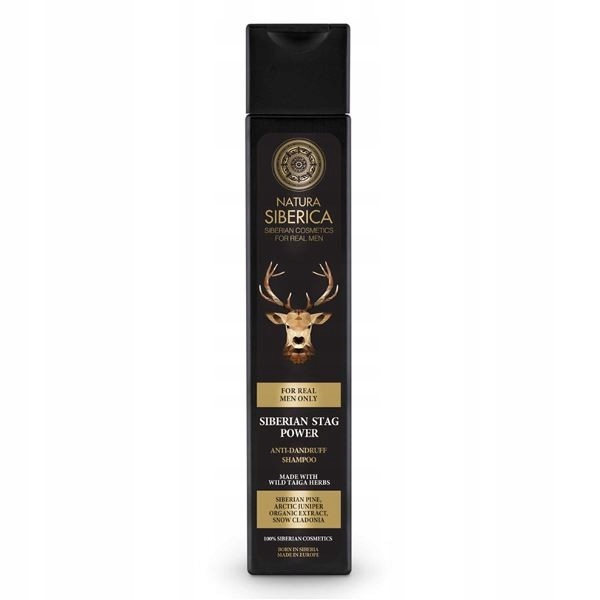 natura siberica for men szampon przeciwłupieżowy