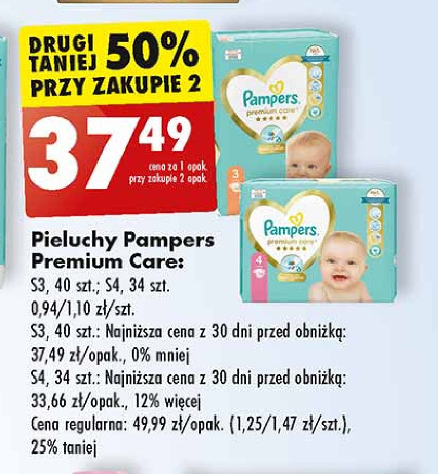 pieluchy pampers 3 jaka cena