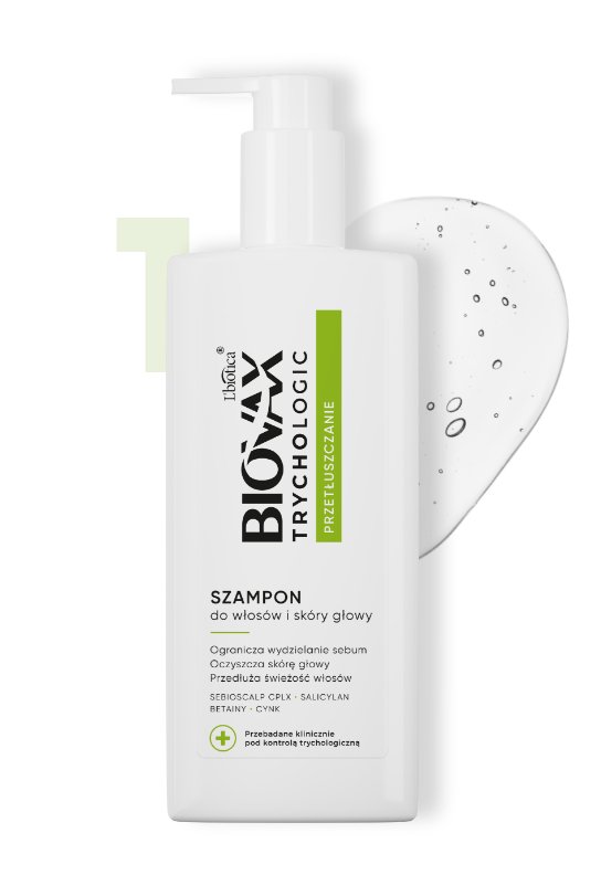 biovax szampon do włosów przrtłuszcających się