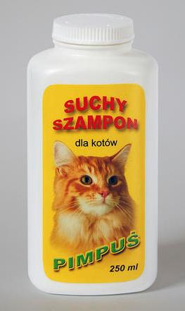 suchy szampon dla kotka