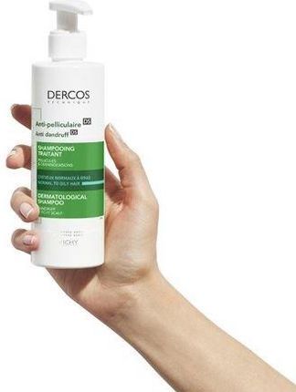 vichy dercos szampon przeciwłupieżowy włosy tłuste 400ml