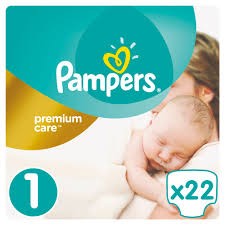 pampers premium care 1 22szt