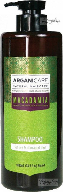 macadamia natural oil care szampon do włosów suchych i zniszczonych