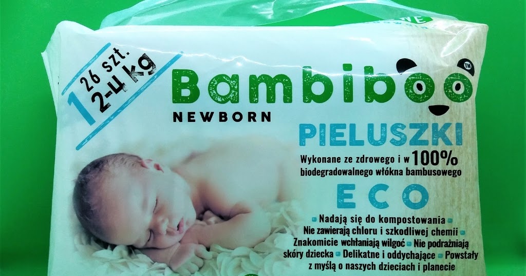 bambiboo newborn pieluchy bambusowe