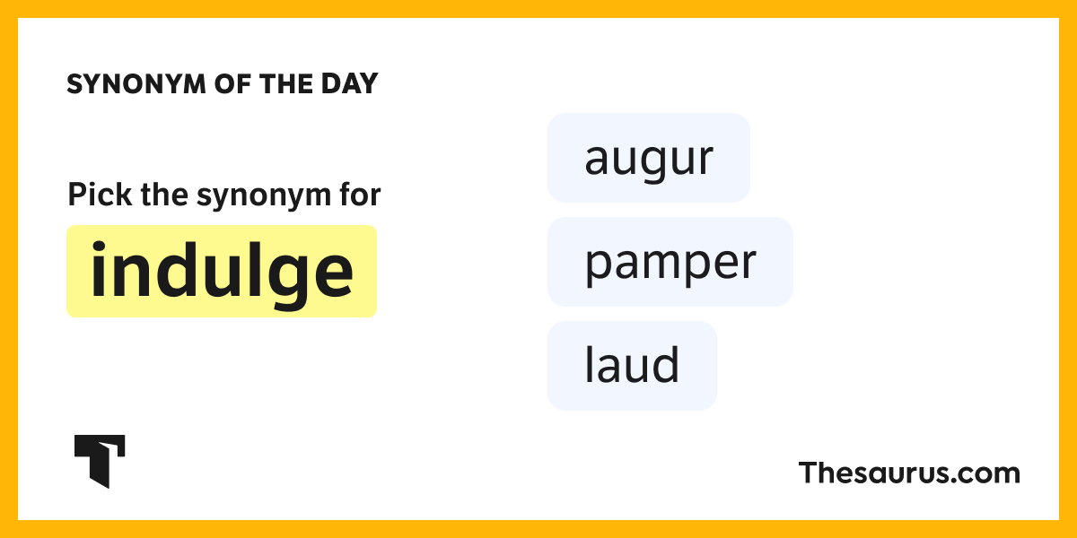 to pamper synonym