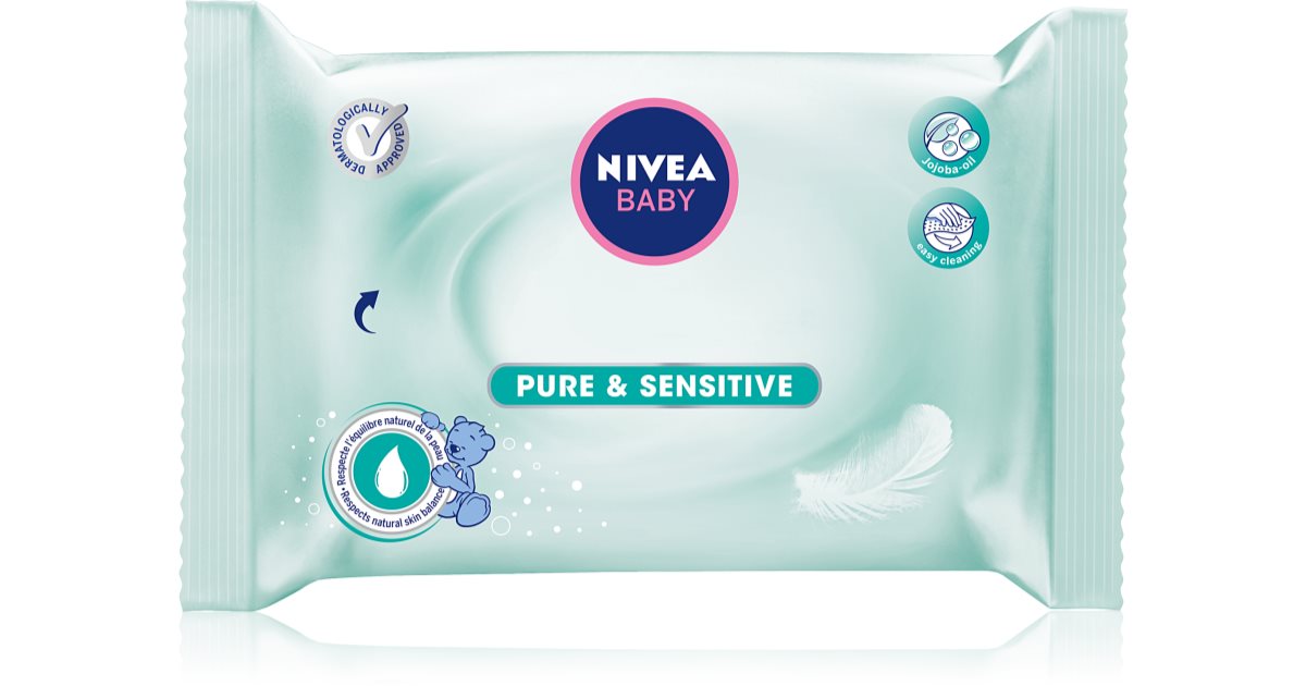 chusteczki nawilżane nivea baby pure sensitive