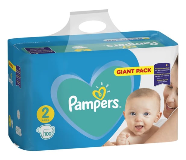 pieluchy pampers new baby dry 2 mini 100szt