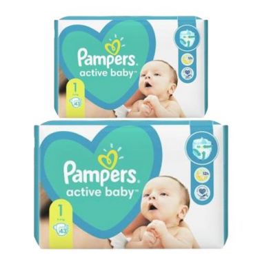 pampers newborn 43 szt cena