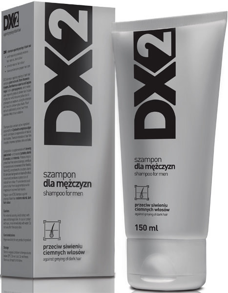 dx2 szampon przeciw siwieniu ciemnych włosów dla mężczyzn 150ml