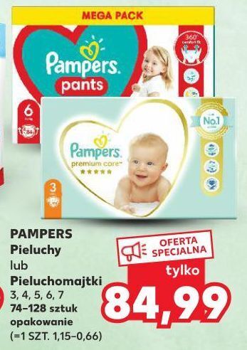 pieluchy pampers w kauflandzie