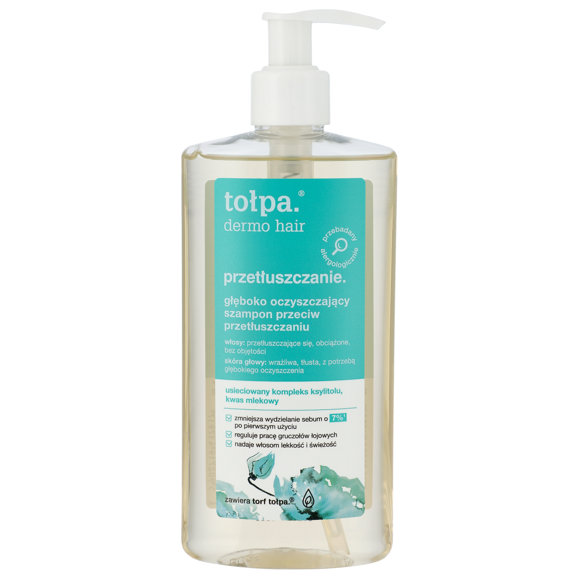 dermo hair głęboko oczyszczający szampon przeciw przetłuszczaniu 250 ml rosmann