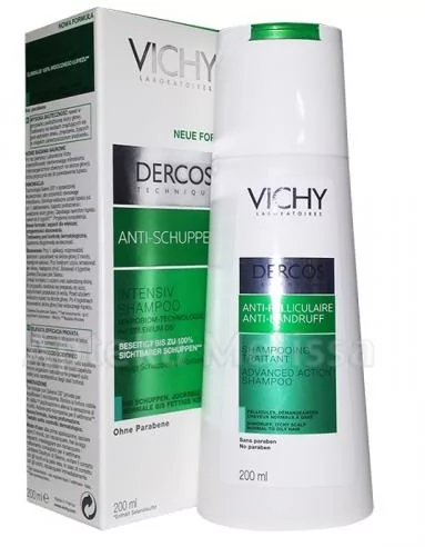 vichy dercos szampon łupież tłusty loreal