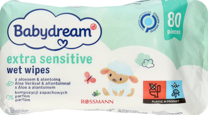 chusteczki nawilżane babydream rossmann