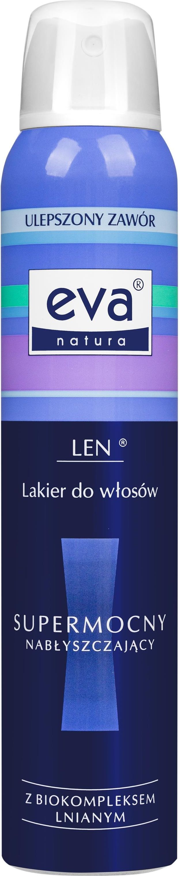 len lakier do włosów nabłyszczający