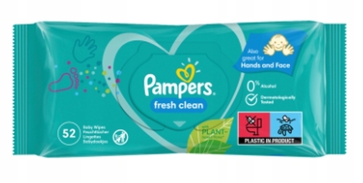 pampers chusteczki fresh clean 52szt