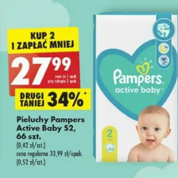 pampers 2 biedronka cena