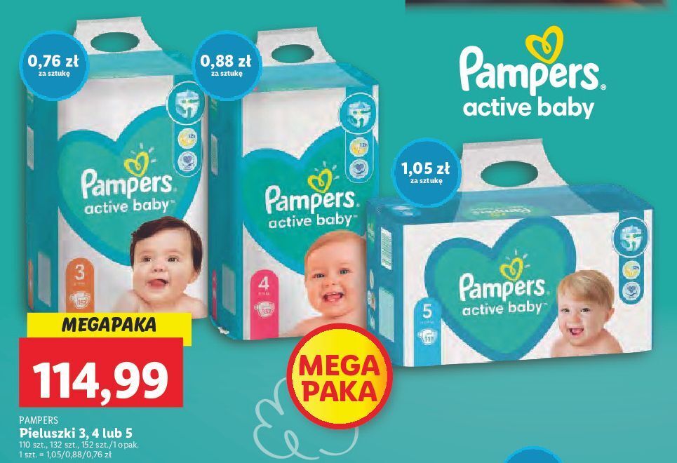 pieluchy pampers 4 lidl