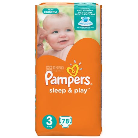 pampers sleep & play 3