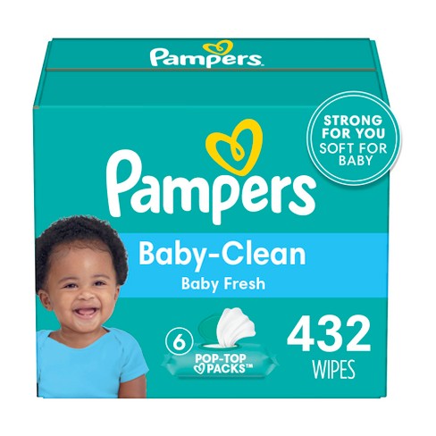 fresh clean pampers 4 pak