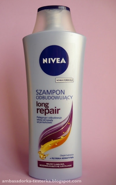 nivea szampon odbudowujący long repair opinie