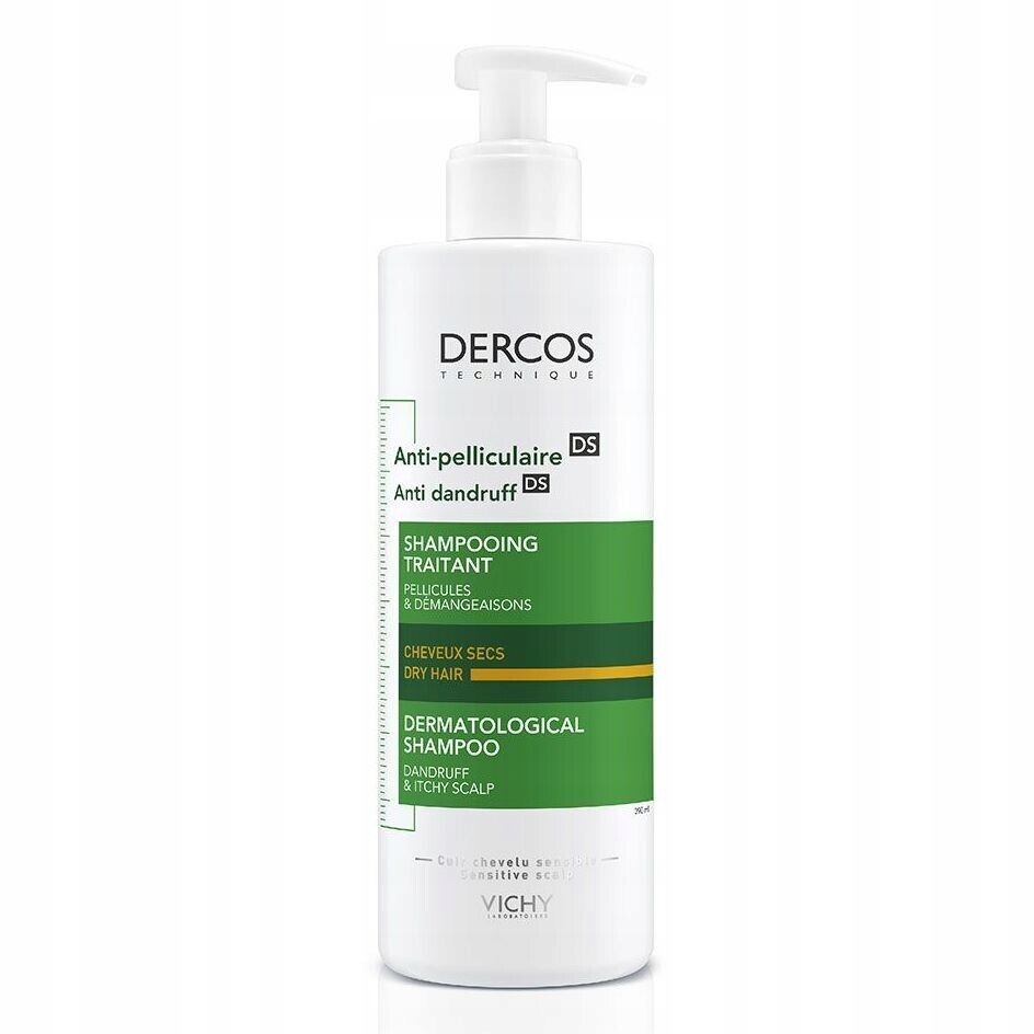 vichy decros ultra soothing szampon ultrakojący do włosów suchych 390ml