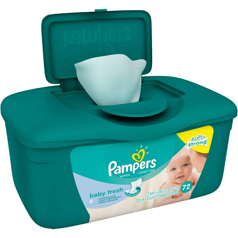 pampers wet wipes box