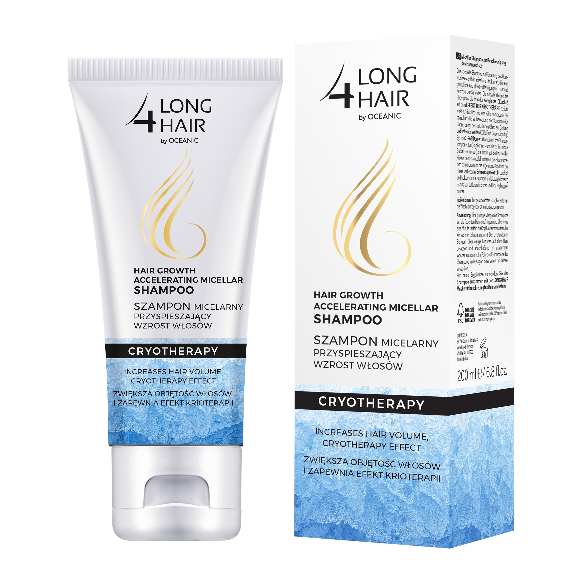 oceanic long 4 lashes szampon przeciw wypadaniu włosów