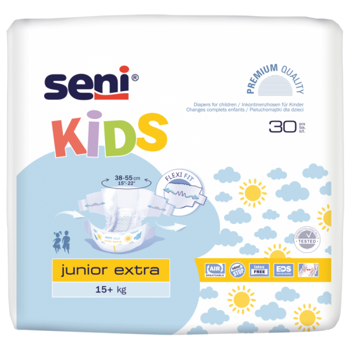 pieluchomajtki seni kids junior extra od 15-30 kg