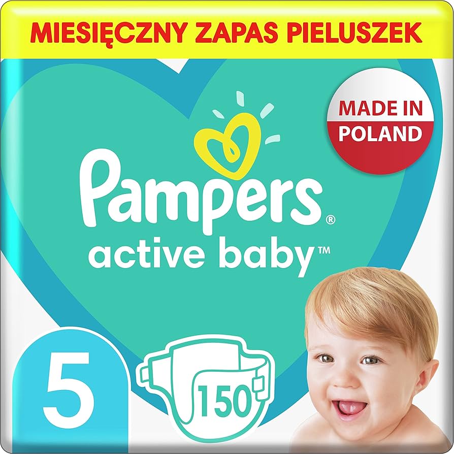 pieluszki pampers baby dry 5