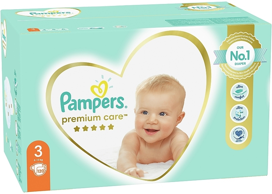 pampers 3 120 sztuk