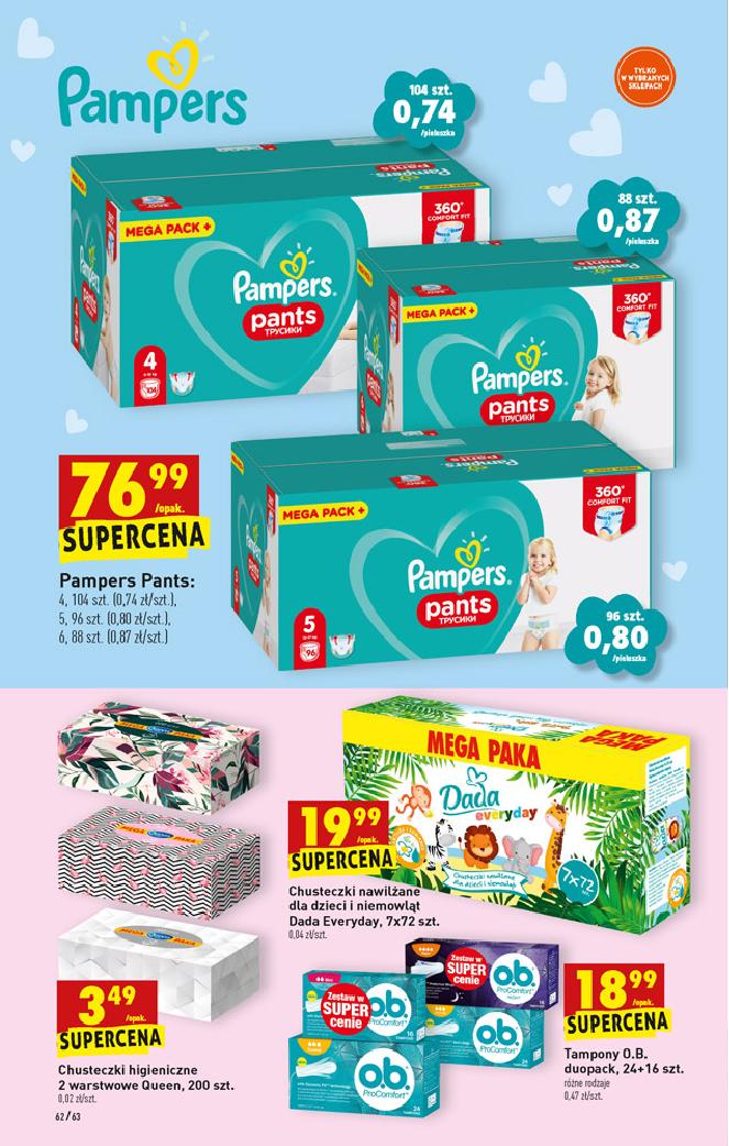 mega paka pampers biedronka