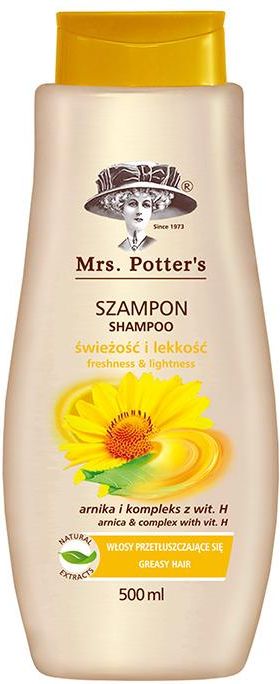 mrs potters szampon do włosów arnika i witamina h