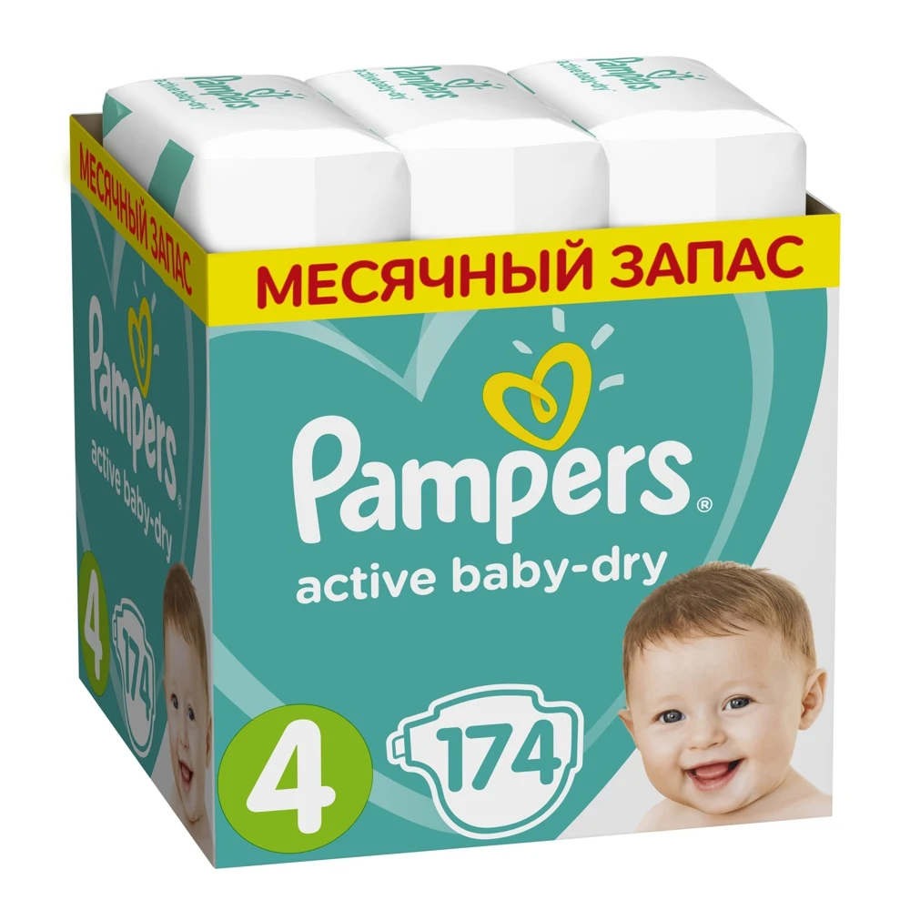 pampers active baby 4 174