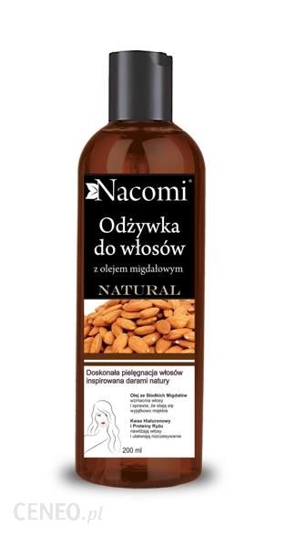 nacomi odżywka do włosów nawilżająca z olejem ze słodkich migdałów