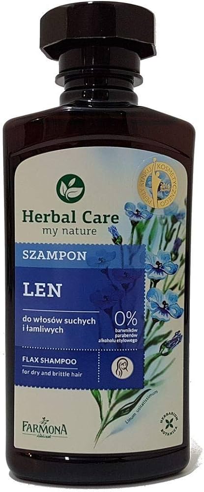 farmona herbal care len szampon do włosów suchych i łamliwych