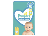 pampers active baby new baby pieluchy jednorazowe rozmiar 2 mini