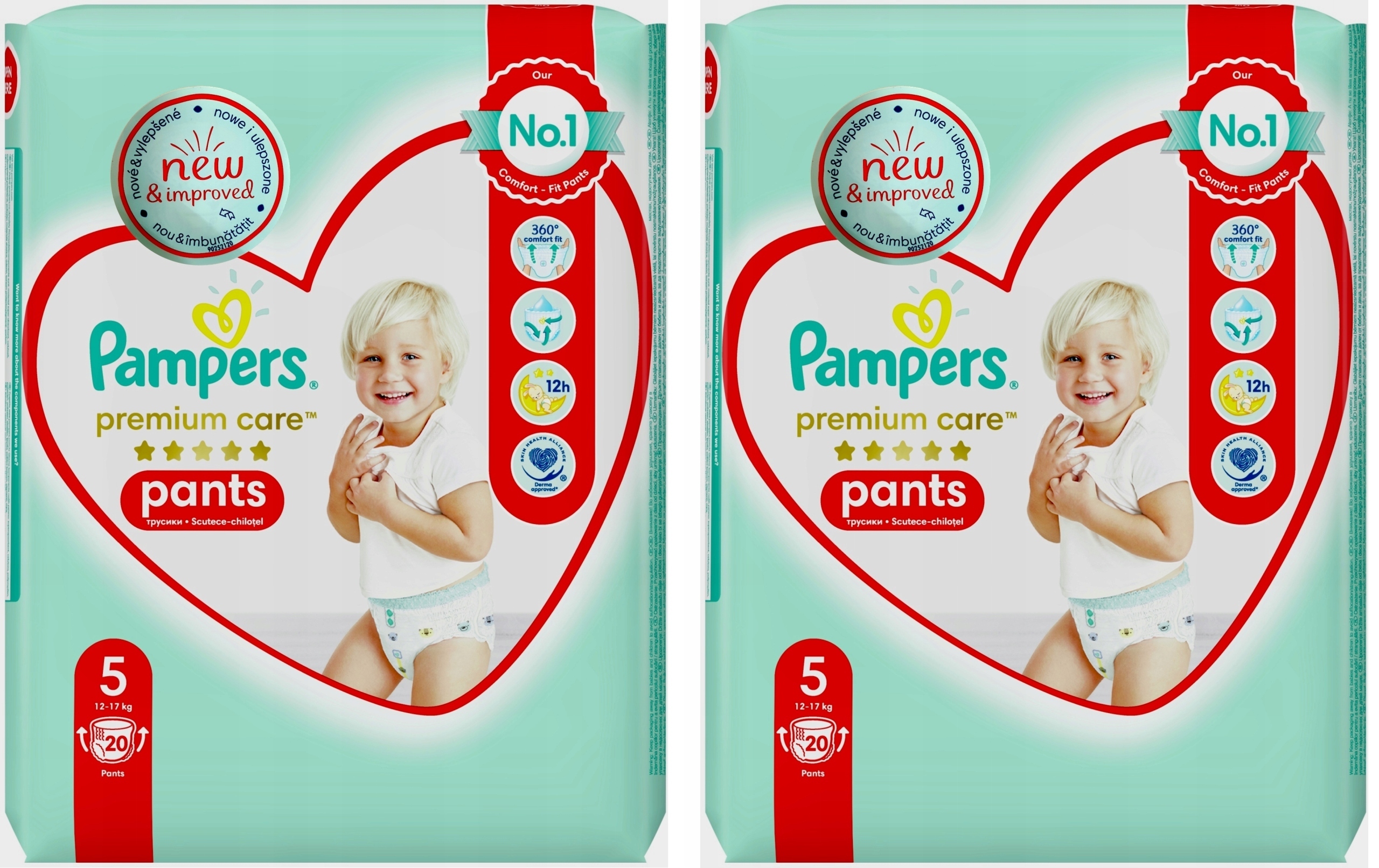 pampers opakowania