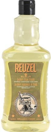 reuzel-3 in 1 tea tree szampon odżywka żel pod prysznic