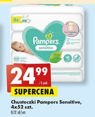 pampers mokre chusteczki biedronka