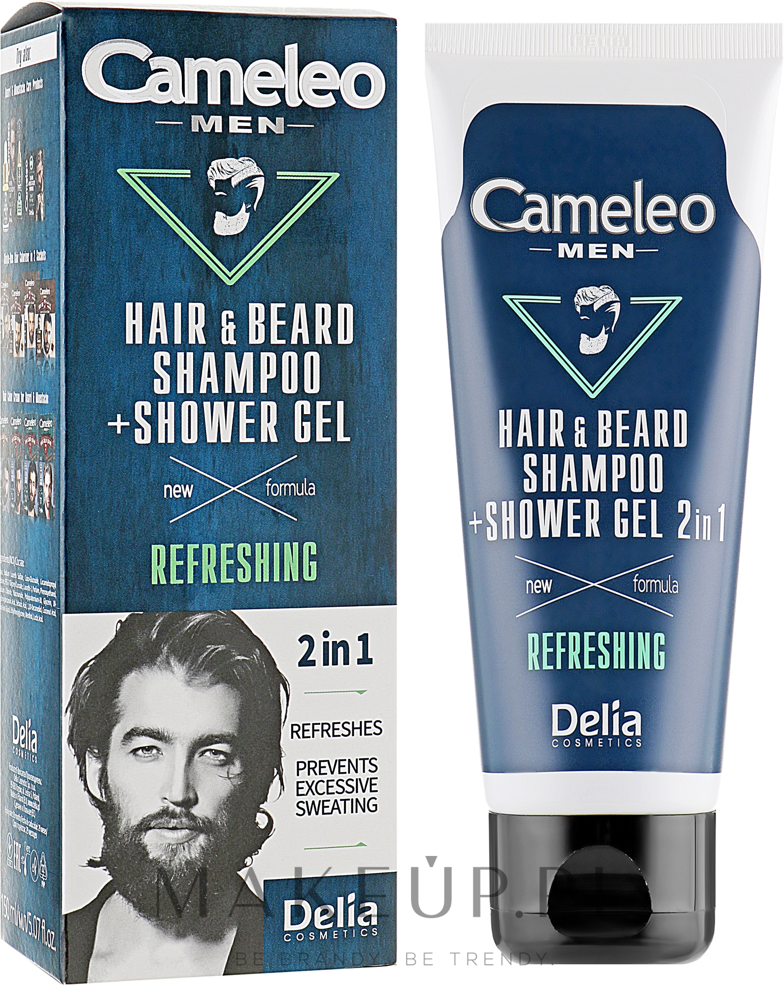 delia cosmetics cameleo men szampon redukujący siwiznę 150 ml